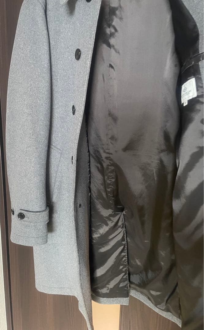 値下げ❗️ビームス BEAMS グレー ステンカラーコート サイズ50/XL
