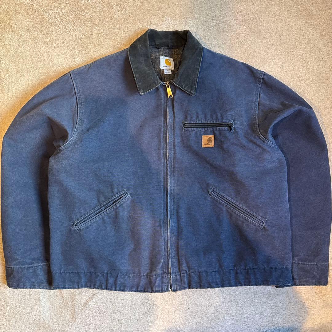 カーハートデトロイトジャケットJ97 DPB レアカラー