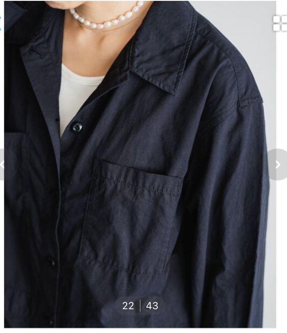 イエナ　ダンプツイル　ジャンプスーツ ネイビー サイズ36