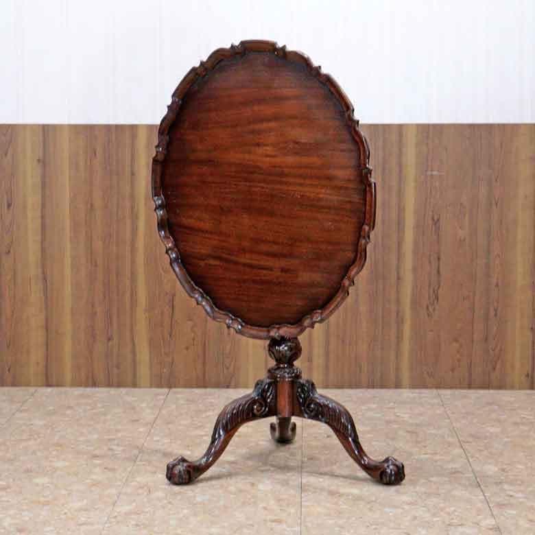 ティルトトップテーブル ヴィンテージ イギリス ラウンドテーブル 78.5cn