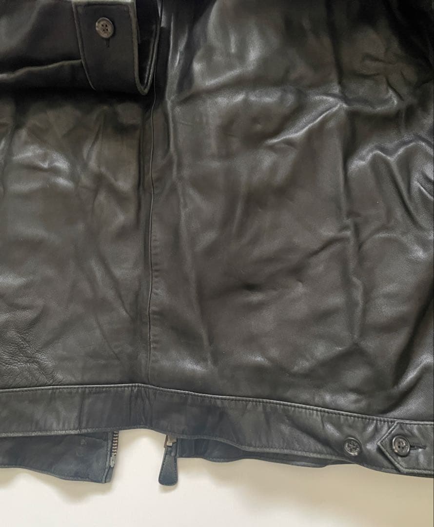Polo by Ralph Lauren レザージャケット　LL ブラック