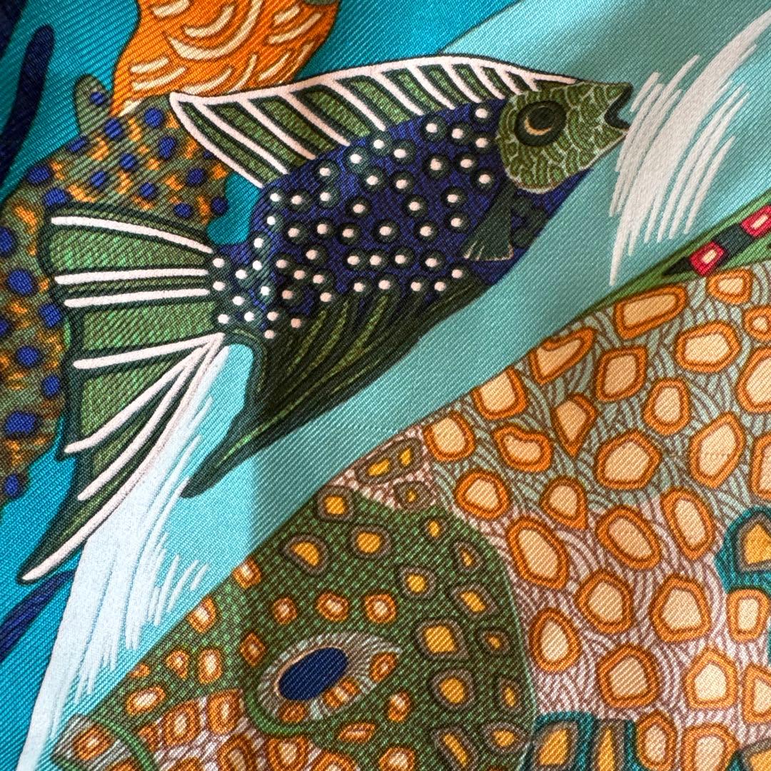 エルメス　シルク100%スカーフ　90cm