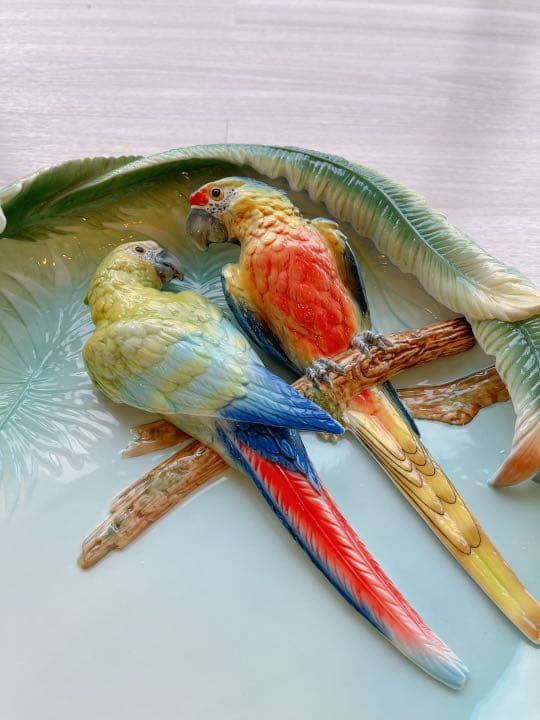 フランツコレクション　FRANZ オウムの大皿　国内未発売