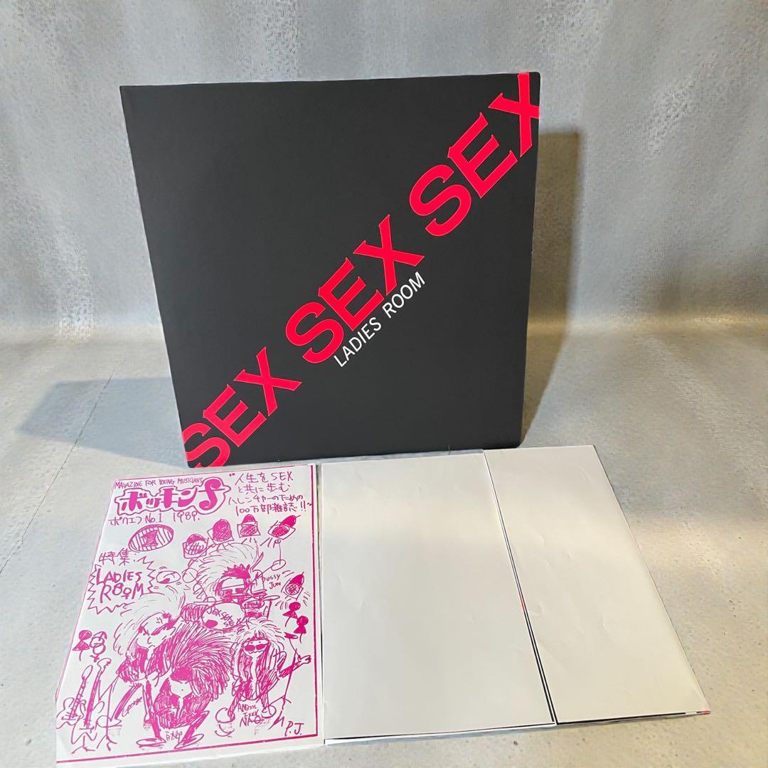 【特典付レアLP】LADIESROOM「SEX SEX SEX」ポスター冊子付