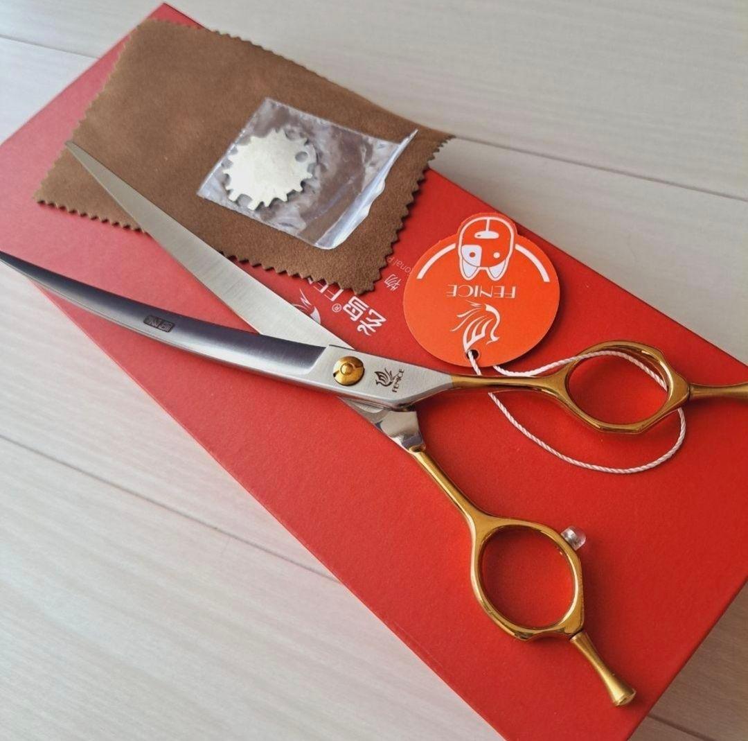 【売約済】新品★7.5インチ★フェニーチェ カーブシザー★トリミングばさみ