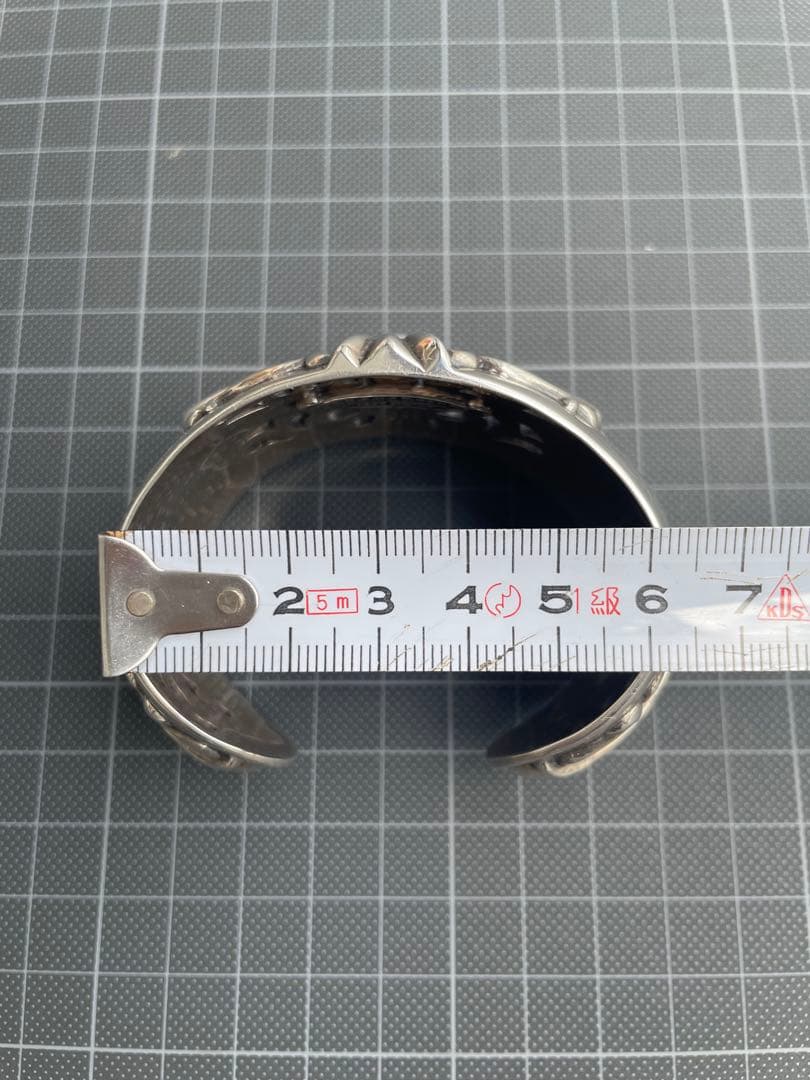 【専用】同梱禁止でお願いします。様　クロムハーツ　フローラルクロスワイドカフ