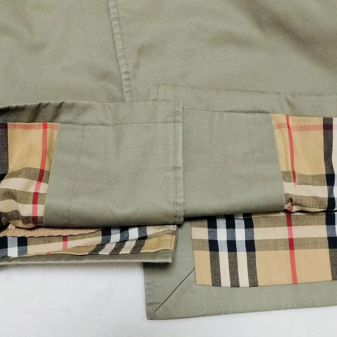 BURBERRYs ステンカラーコート　バルマカーンコート　ライナー付 カーキ