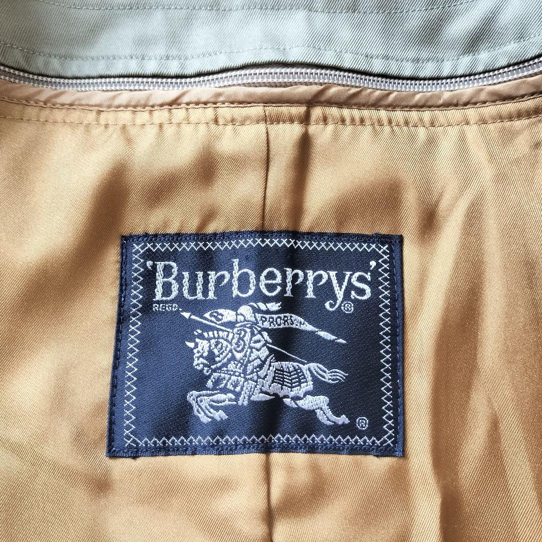 BURBERRYs ステンカラーコート　バルマカーンコート　ライナー付 カーキ