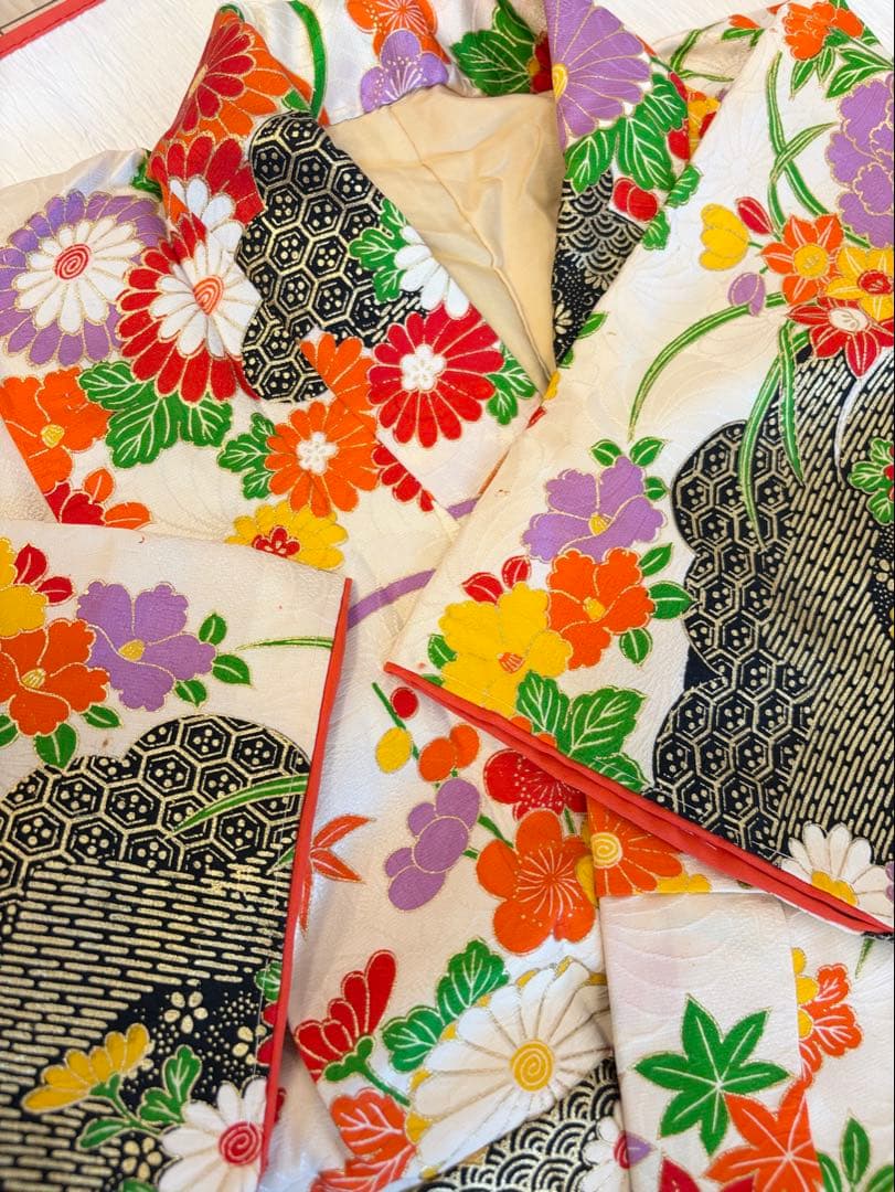 七五三 7才 祝い着 セット ヴィンテージ M2506272