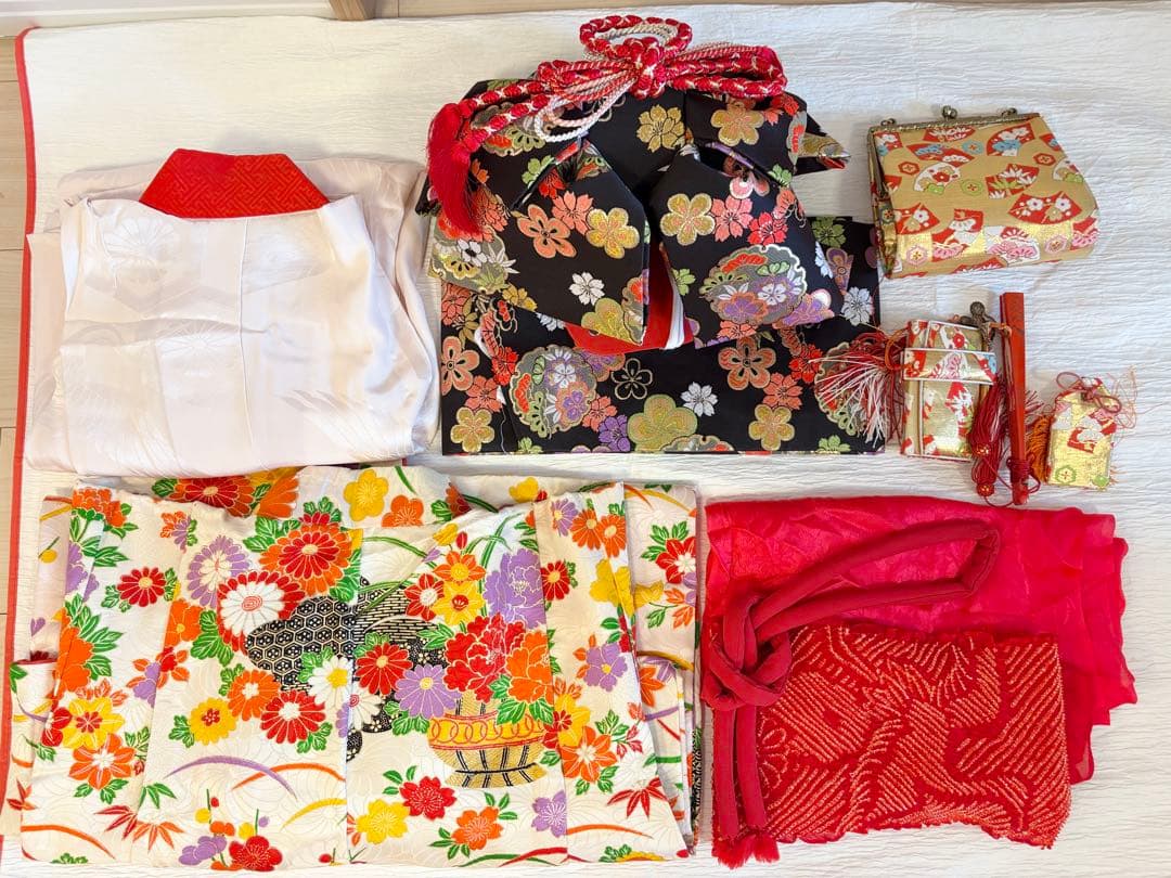 七五三 7才 祝い着 セット ヴィンテージ M2506272