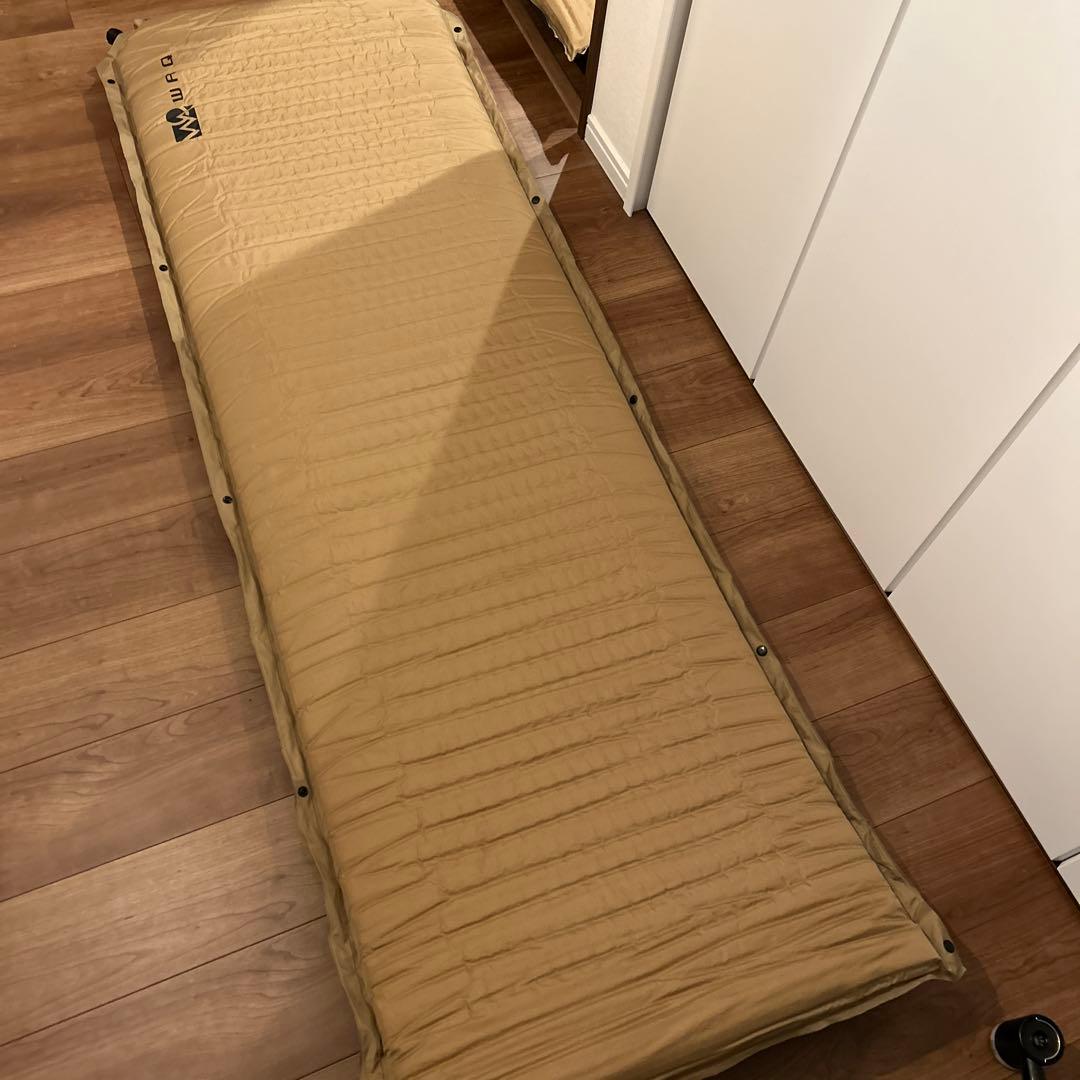 【3枚セット】WAQ インフレーターマット 8cm タン