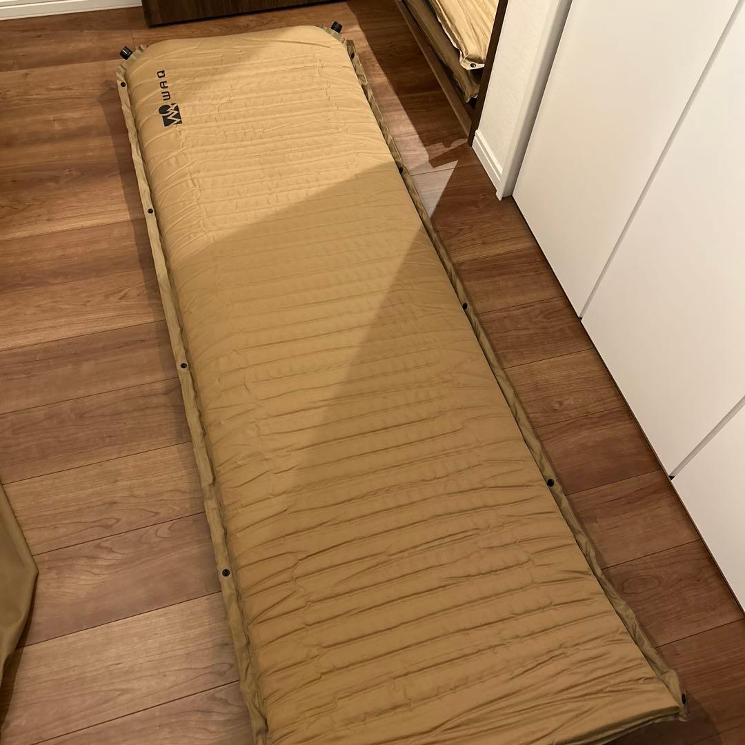 【3枚セット】WAQ インフレーターマット 8cm タン
