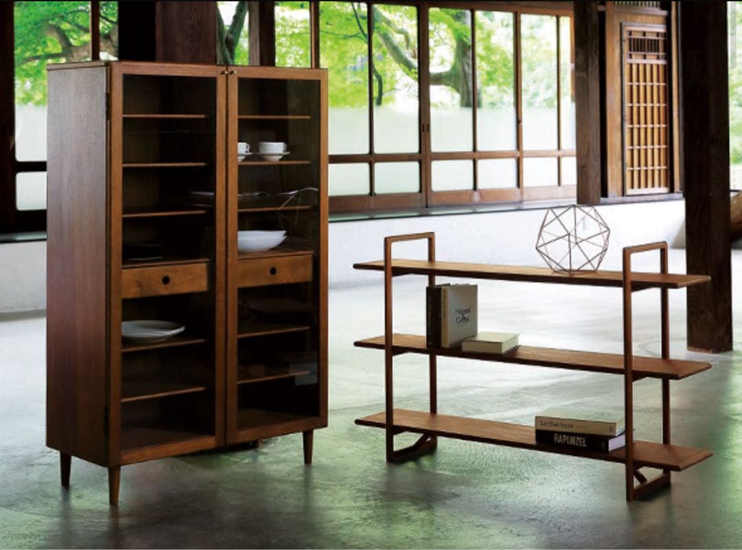 Tid Low Shelf 木製ラック