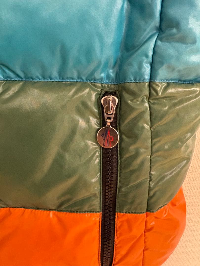 最終値下げ❗️モンクレール　マルチカラー ダウンベスト size 1 美品