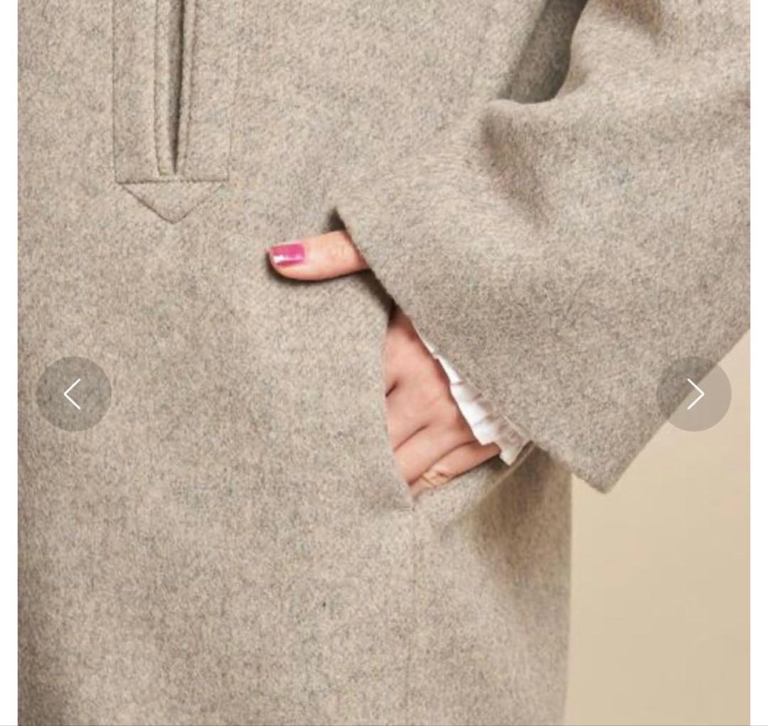 BEAUTY&YOUTH MANTECOメルトンメランジミドル丈コート Sサイズ