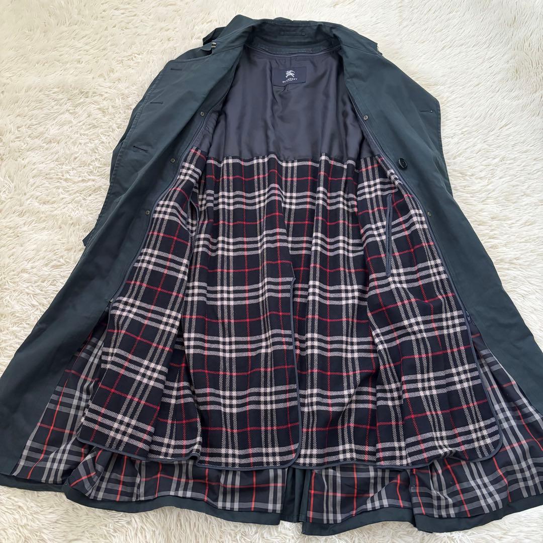 BURBERRY LONDON バーバリー ライナー付トレンチコート ネイビー系