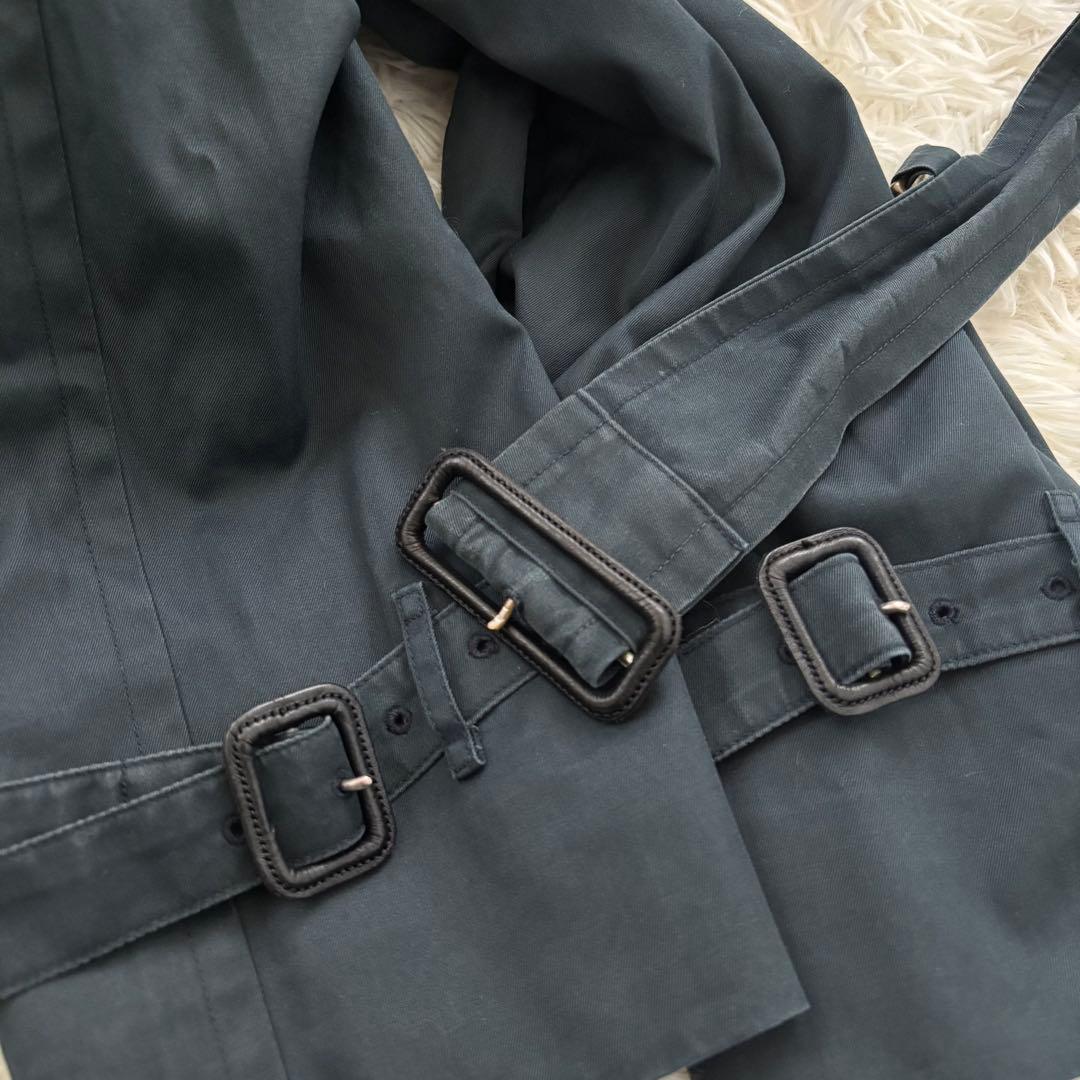 BURBERRY LONDON バーバリー ライナー付トレンチコート ネイビー系