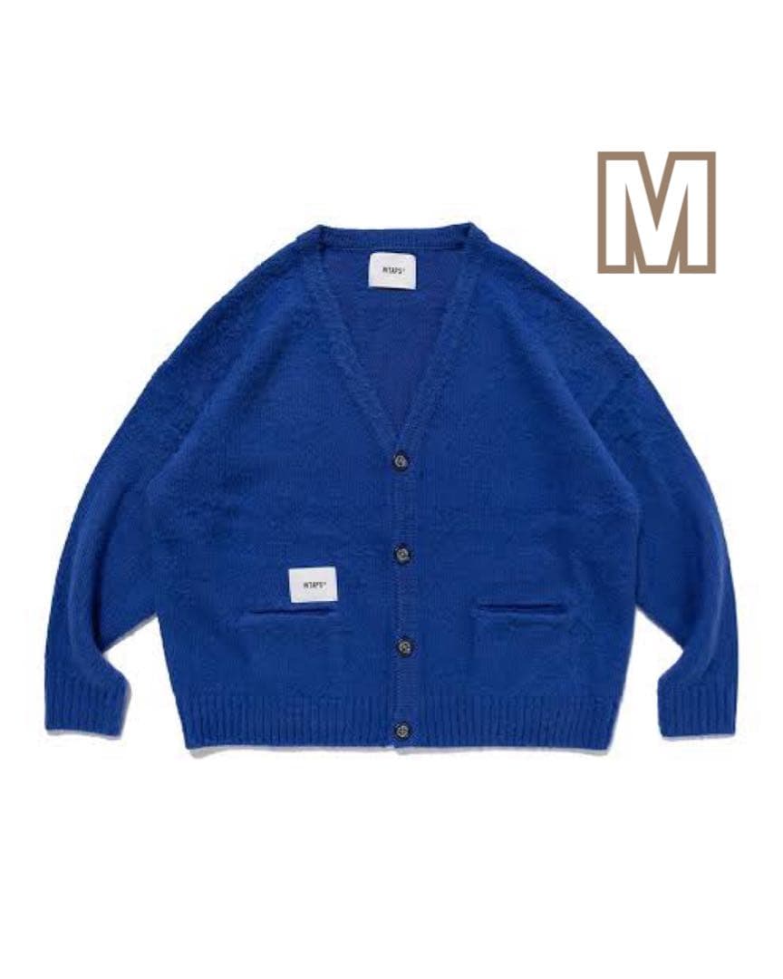トップス WTAPS PALMER / SWEATER / ACRYLIC BLUE M