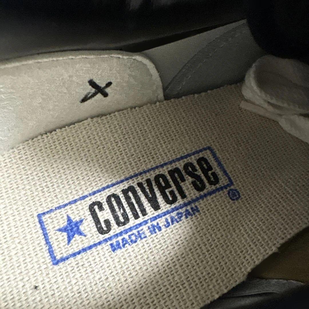 コンバース　ワンスター　Jホワイト/ブラック　27cm （8 1/2）レザー