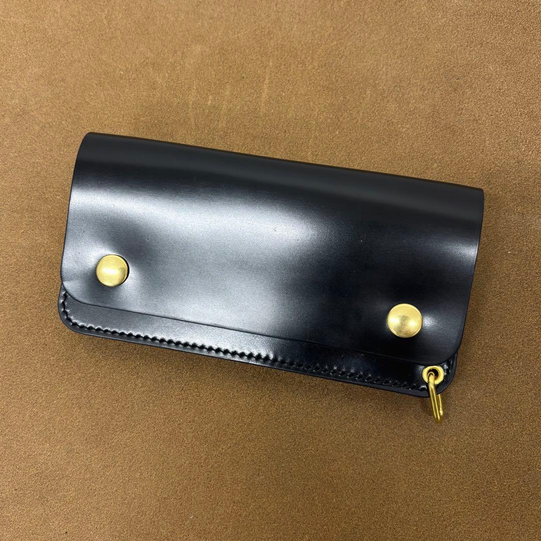 コードバン　トラッカーウォレット　黒　3層　タロン