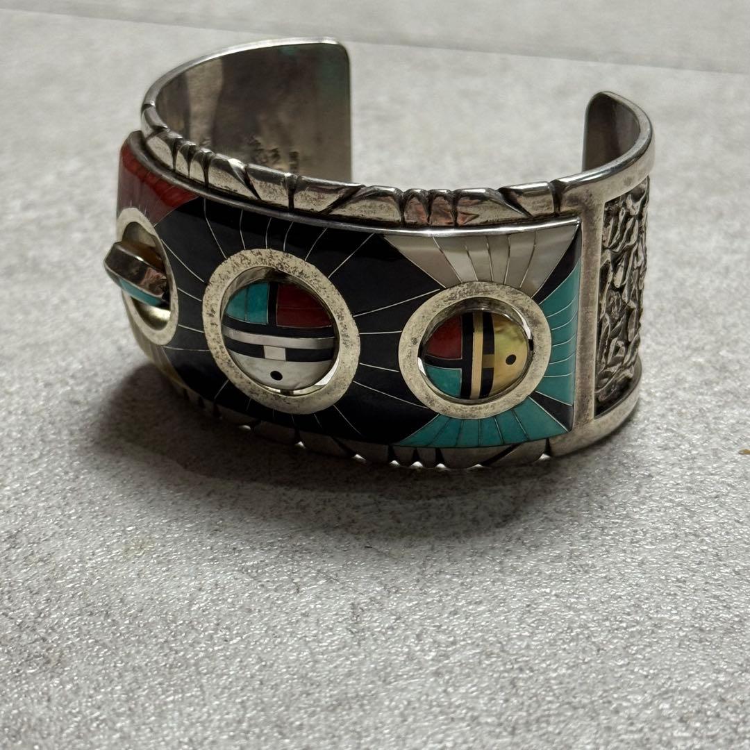 インディアン ジュエリー DON DEWA スピナー サンフェイス バングル