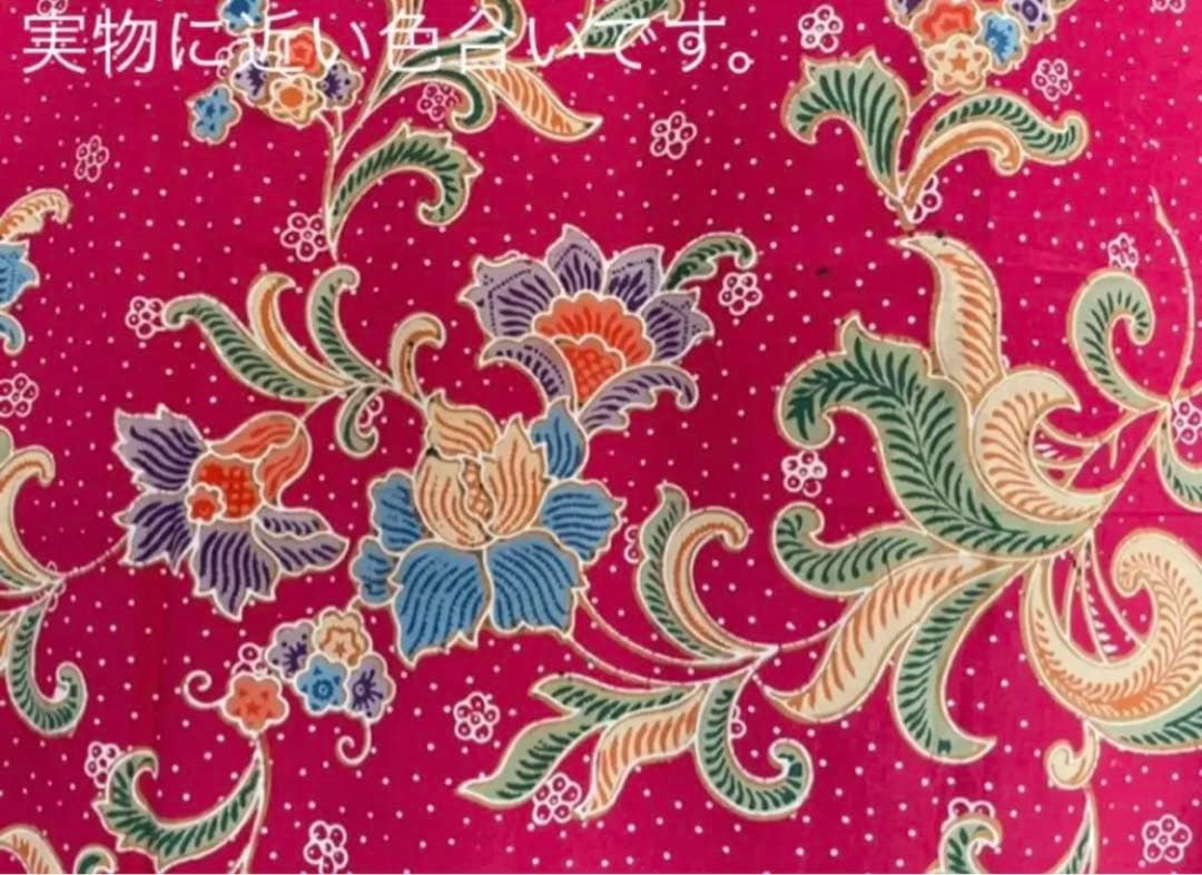 生地　バティック【希少】手描き ろうけつ染め