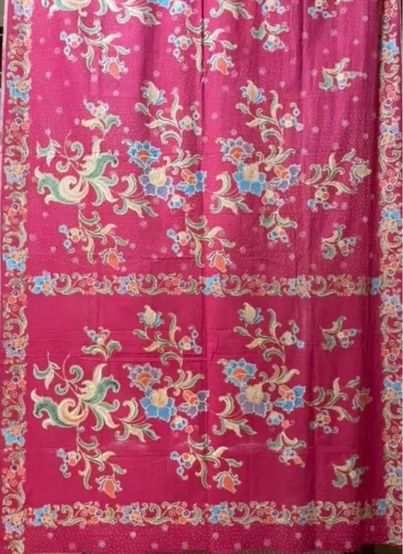 生地　バティック【希少】手描き ろうけつ染め