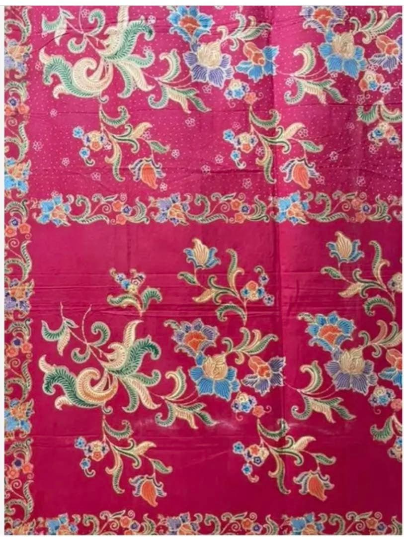 生地　バティック【希少】手描き ろうけつ染め