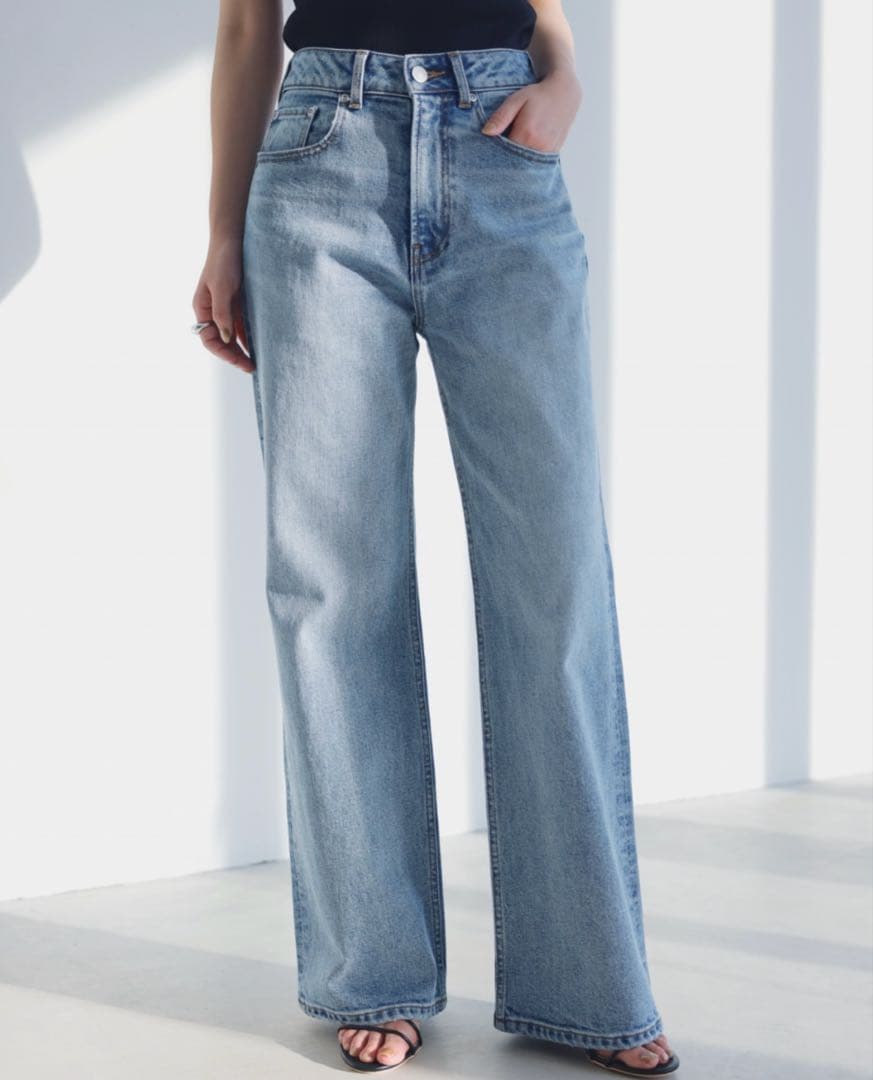 Wide leg denim／ワイドレッグデニム