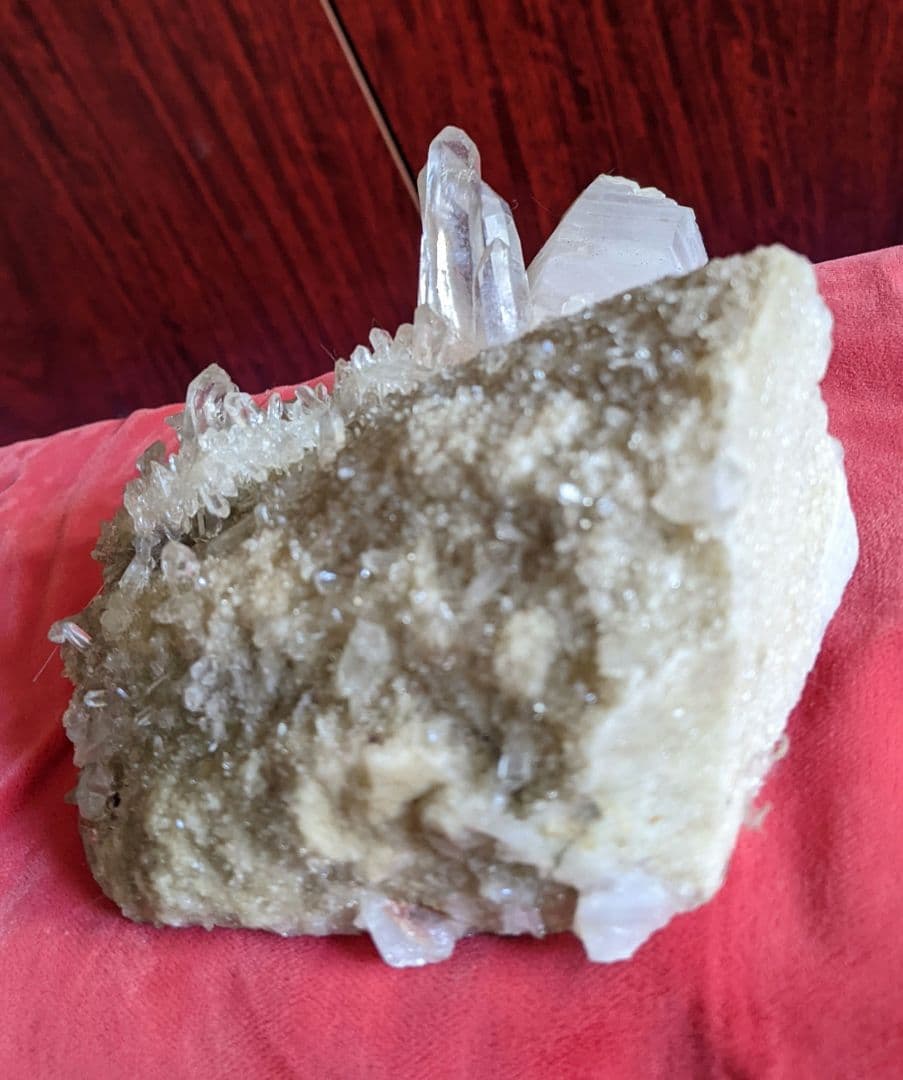 カルサイト 水晶 付 原石