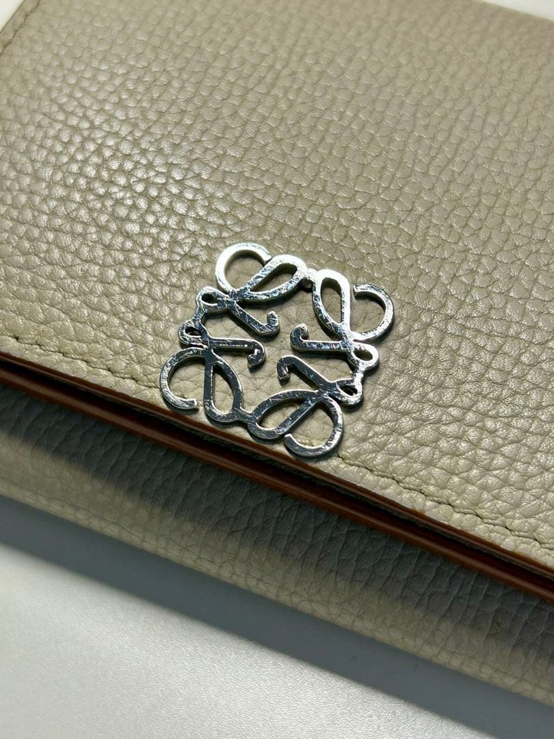 【あんしん鑑定対象】LOEWE ロエベ アナグラム トライフォールド ウォレット