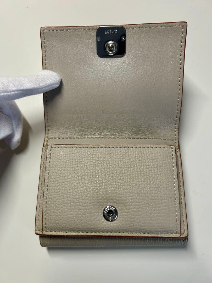 【あんしん鑑定対象】LOEWE ロエベ アナグラム トライフォールド ウォレット