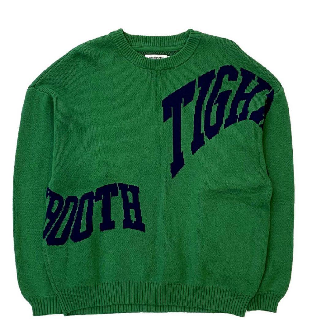 TBPR ⭐️ACID LOGO KNIT SWEATER グリーン　Lサイズ