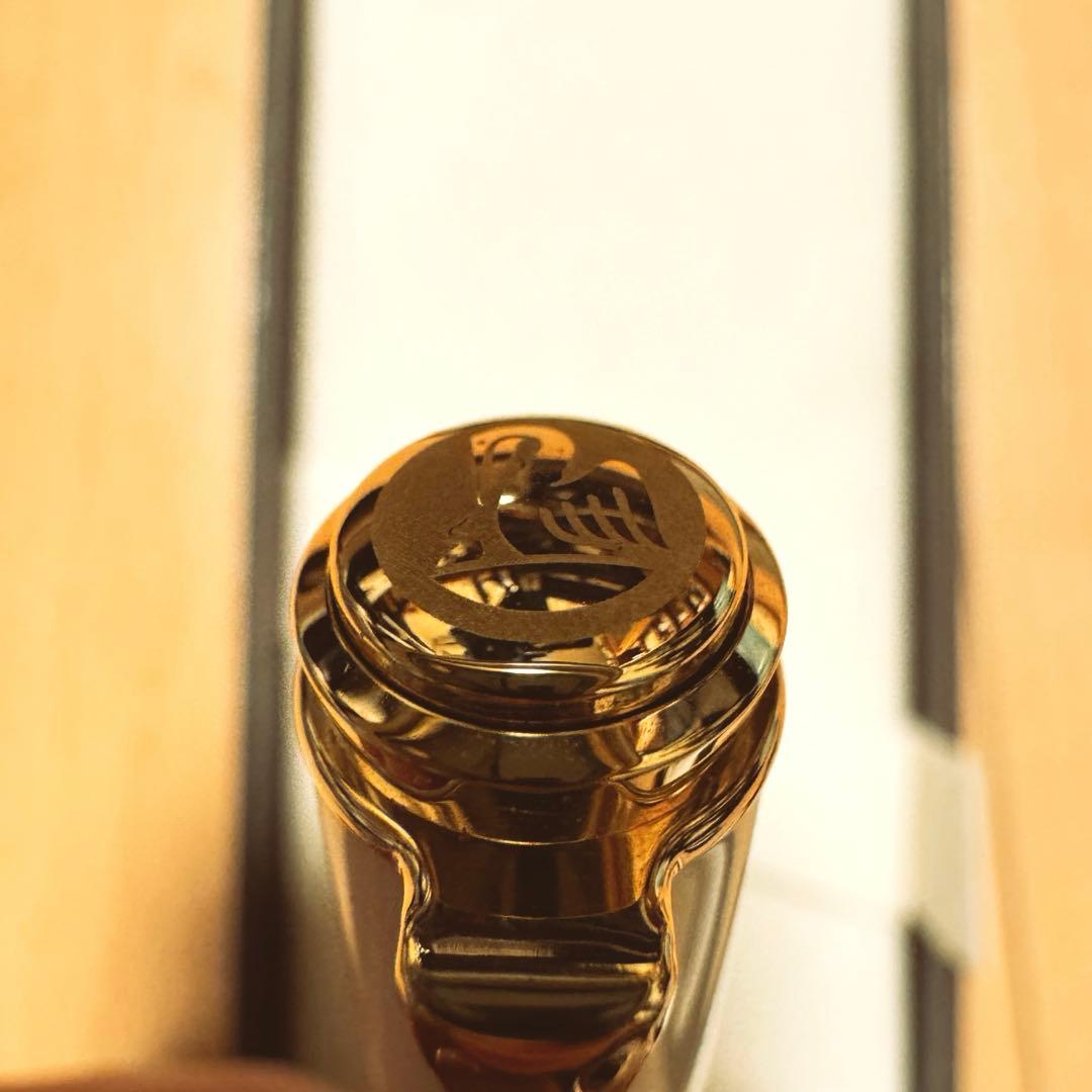 PelikanスーべレーンM400万年筆 ホワイト トータス　M中字