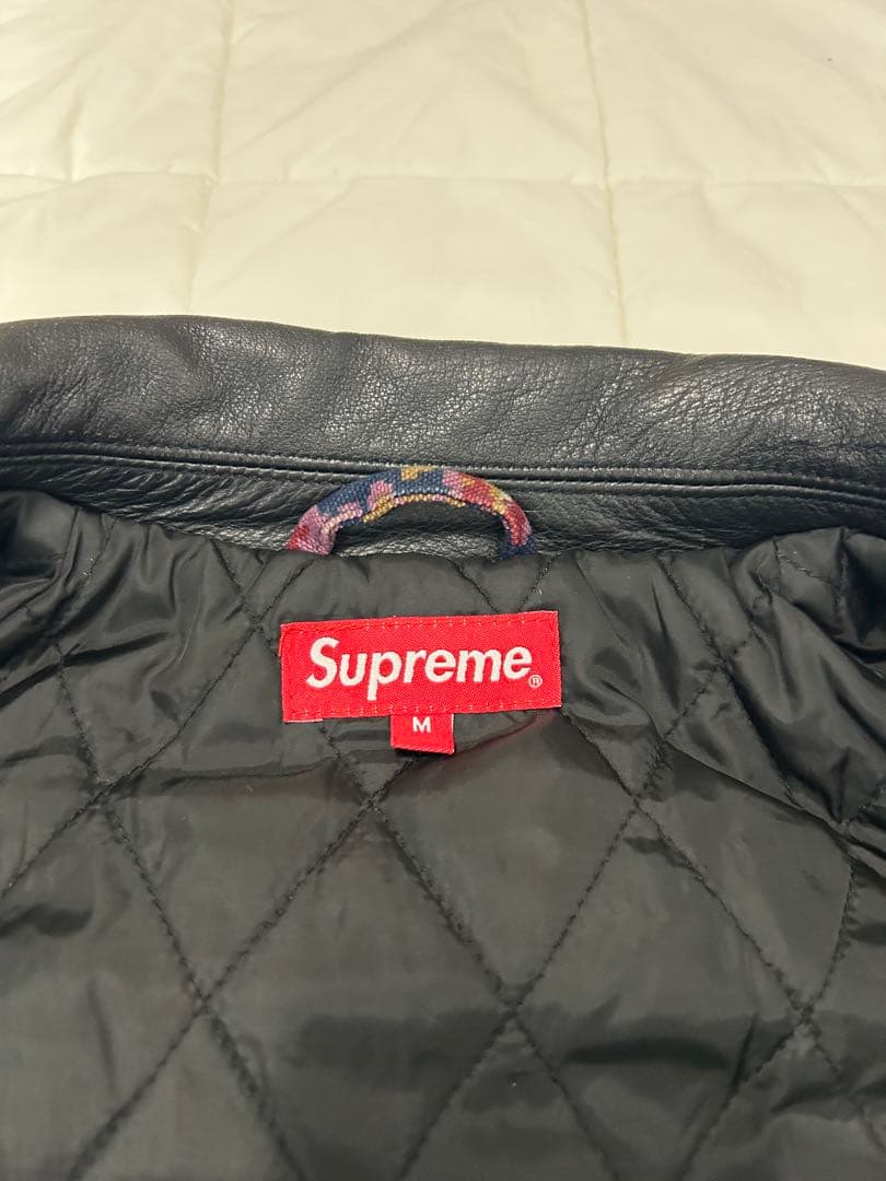 supreme Leather Collar Work Jacket Mサイズ