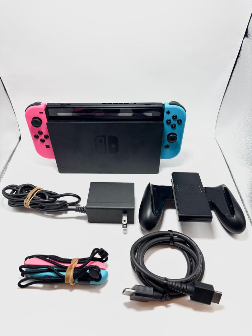 【美品】Nintendo Switch 本体 バッテリー強化版 訳あり品