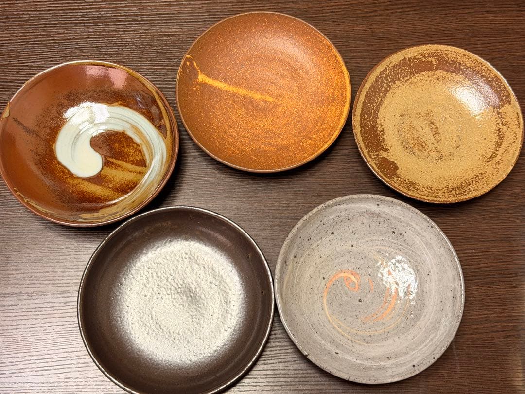 越前焼／皿／そば／新品