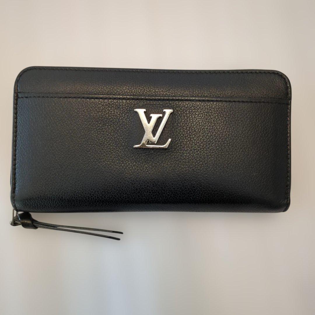 ✨極美品✨ルイビトジッピーロックミー長財布ノワールシルバーロゴ