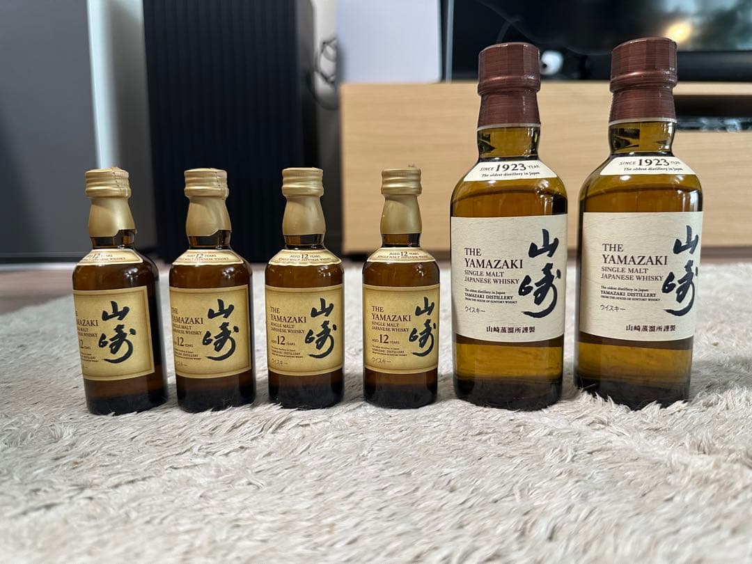 【値下げしました】山﨑　山﨑12年　ウイスキー　50ml 180ml