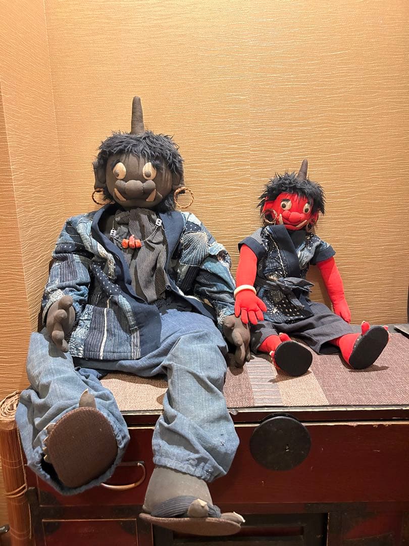 鬼　お着物　親子セット