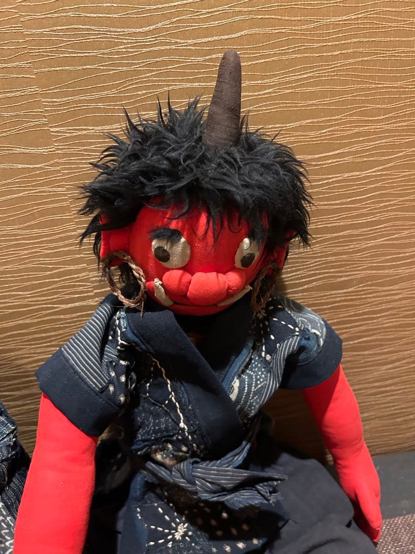 鬼　お着物　親子セット