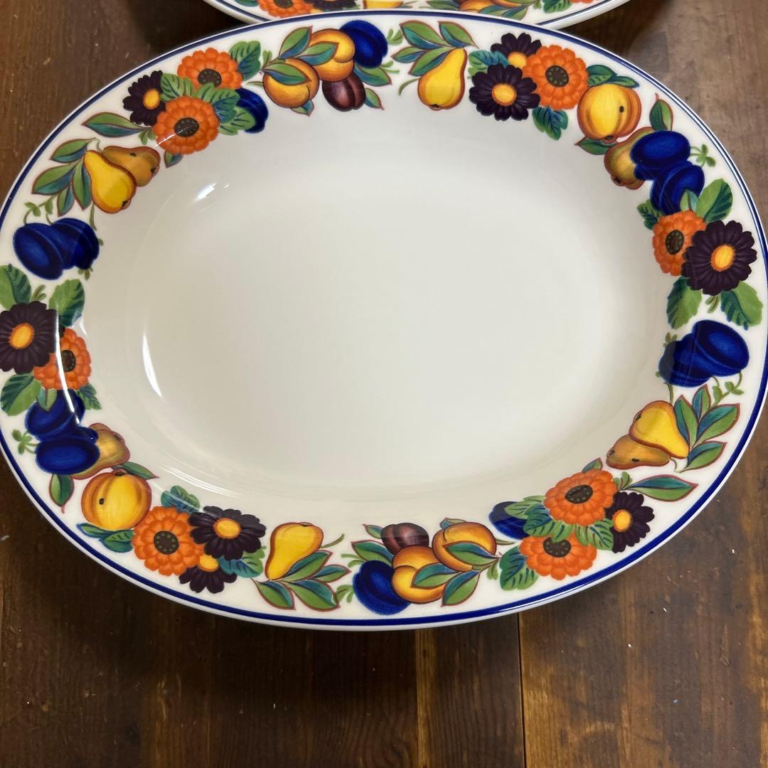 ロイヤルコペンハーゲン　ゴールデンサマー　オーバル皿　パスタ皿　5枚　廃盤　希少