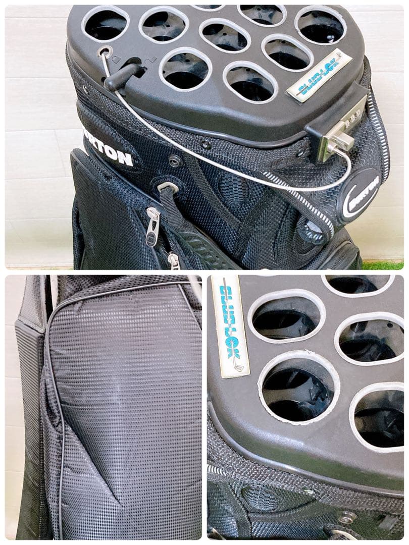 バートン　ゴルフクラブケース　盗難防止　多機能　キャディーバッグ　希少品