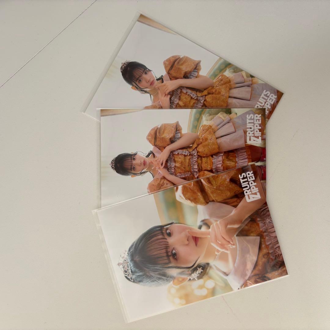 FRUITS ZIPPER るな推し活グッズ紫まとめ売り公式一式セット 仲川瑠夏