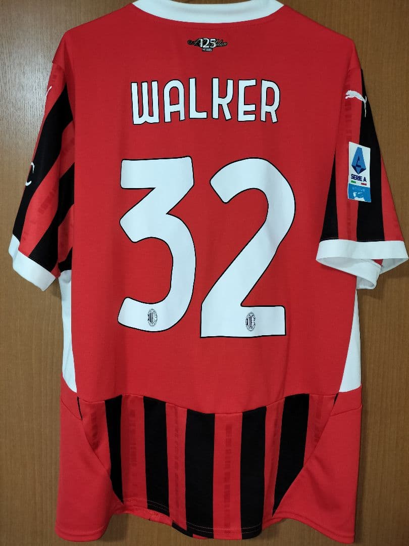 ACミラン 24/25 ホーム ユニフォーム #32 ウォーカー XLサイズ