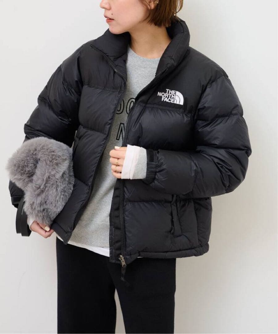 THE NORTH FACE Short Nuptse Jacketブラック M