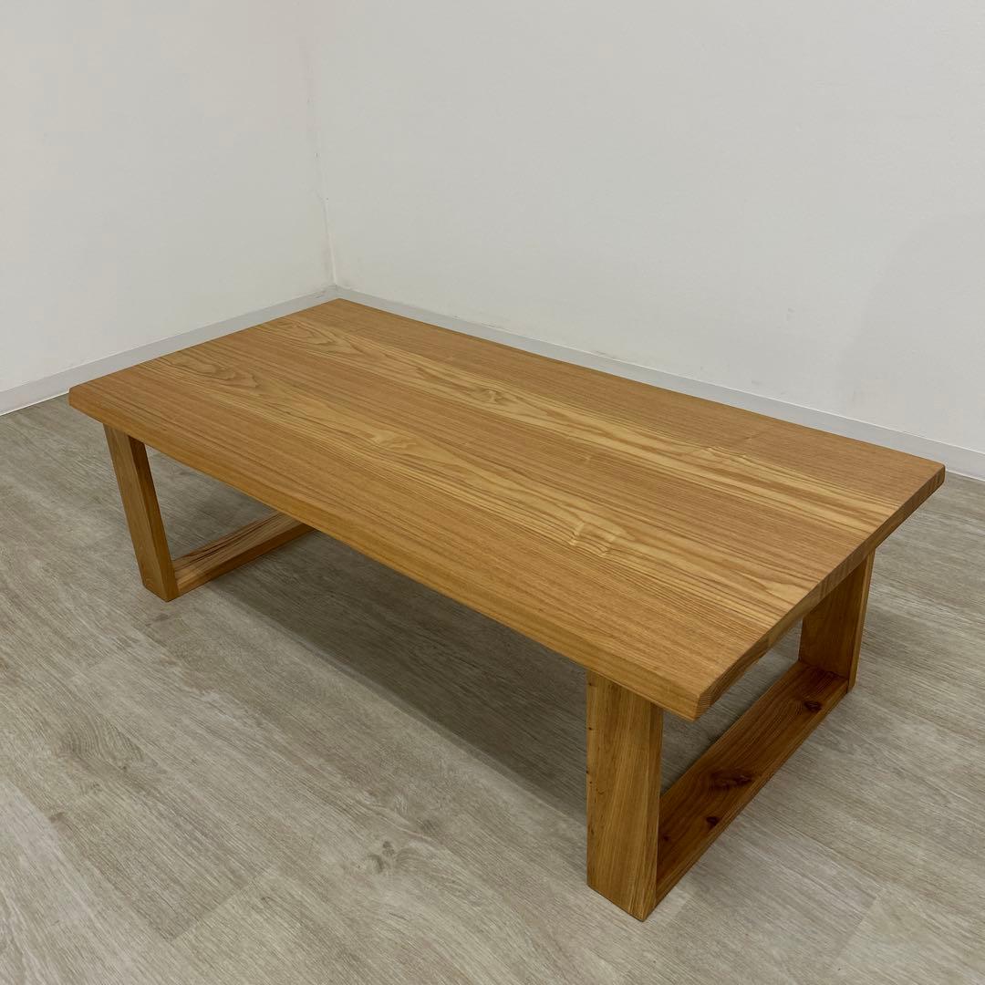 新品☆リビングテーブル センターテーブル 和風モダン 座卓 ローテーブル タモ材