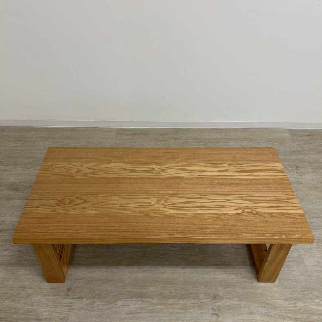 新品☆リビングテーブル センターテーブル 和風モダン 座卓 ローテーブル タモ材