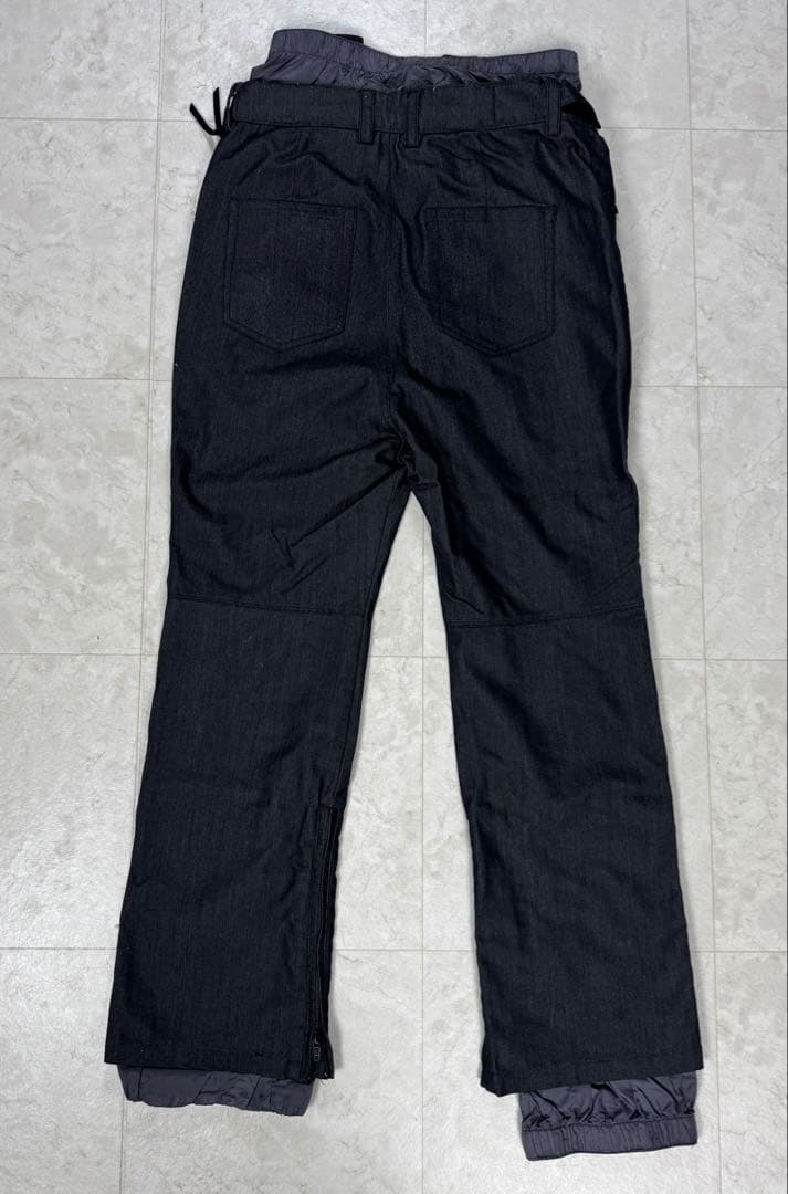 【ZEXスワロフスキー】⭐️激レア　上衣Ｍ・下L スノーボードウェアセット スカル