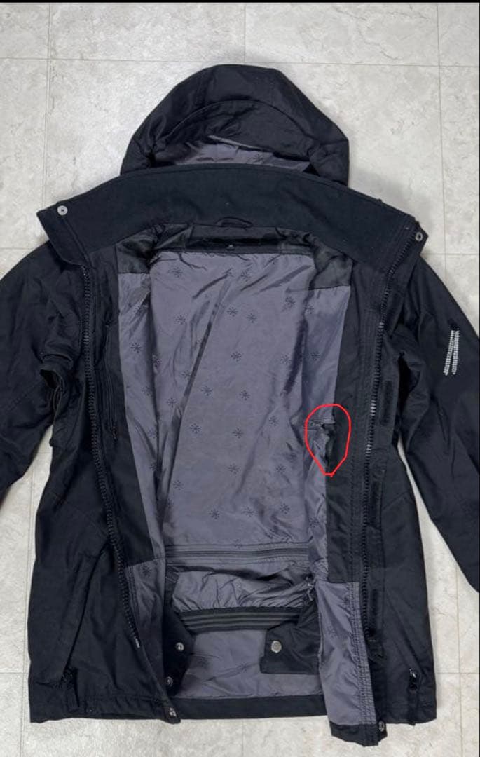 【ZEXスワロフスキー】⭐️激レア　上衣Ｍ・下L スノーボードウェアセット スカル